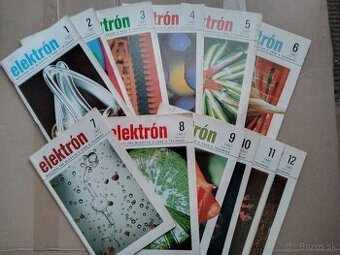 Časopis Elektron 1-12/1987. Predávam všetko spolu.