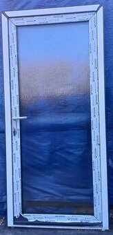 Predám vchod.dvere antracit, zlaty dub, biele,100x210 3sklo