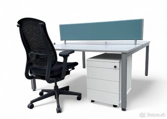 Kvalitné kancelárske dvojstoly Herman Miller