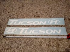 Nálepka Hyundai Tucson biela