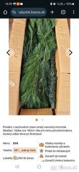 Umelý vianočný stromček