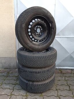 Zimné pneu 195/65 r15 + disky 5x112