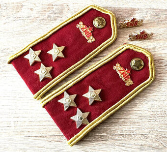 ZNB výložky nárameníky plk. ČSSR 2