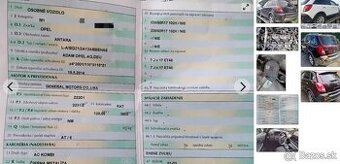 Opel Antara 2.2 CDTI 2014 predám PREVODOVKU, MOTOR Z22D1