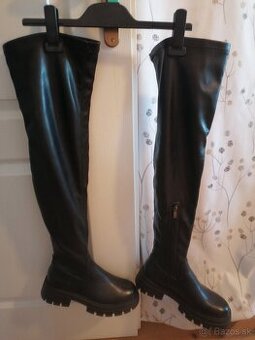 Čižmy nad kolená DeeZee veľkosť 38