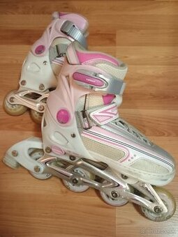 Predám dievčenské inline korčule Worker č. 33-36