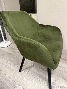 Zelené kreslo jysk