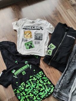 Mikina MINECRAFT + tričká MINECRAFT  (4-6 rokov)