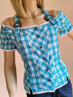 KROJ - Modrá blúzka 2./veľkosť 44