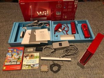 predam Nintendo Wii Red Anniversary Mario ed. a zbierka hier