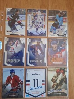 Hokejove karty,kartičky autogramy Slovaci