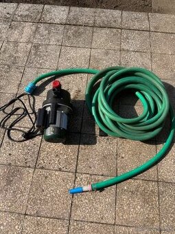 Výkonné záhradné čerpadlo Parkside 1100W + 17m hadica (Kompl