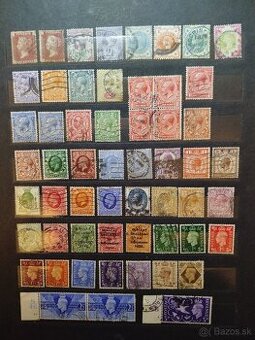 staré Anglicko + kolónie - partia známok