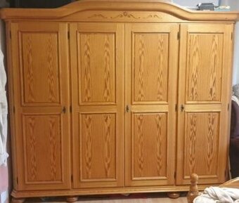 Venkovská borovicová kompletní ložnice, 6617