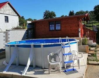 Predám nadzemný bazén Gre Fidji ovál 5x3x1,2 m