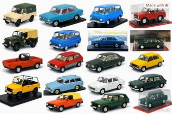 Modely aut 1:24