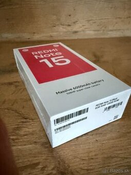 Redmi Note 15 Black 6GB/128GB 4G