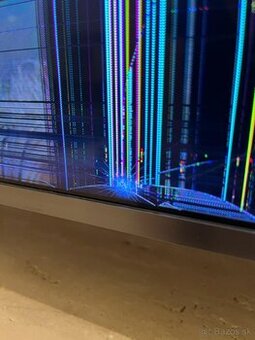 Poškodený Samsung QLED 65" na náhradne diely