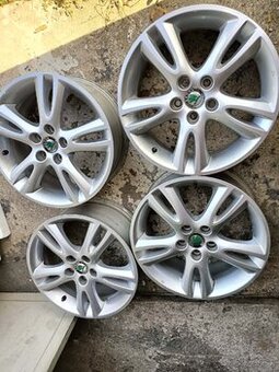 4ks alu disky orig. Škoda 5x100 r16
