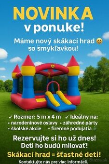 Skákací hrad prenájom