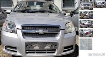 Chevrolet Aveo 1.4 2009 predám KAPOTA, NÁRAZNÍK, SVETLO, MOT