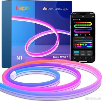 Neónový LED pásik Lepro AI N1 - 6m