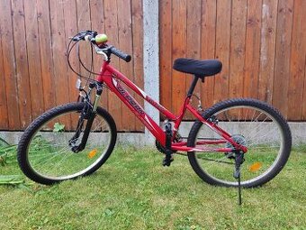 Olpran Falcon SUS 24" dievčenský horský bicykel červený