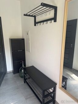 🪑 Predsieňový set IKEA – TJUSIG + BISSA (čierna)