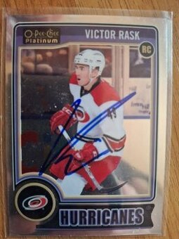 Hokejove karty katicky Victor Rask autogram