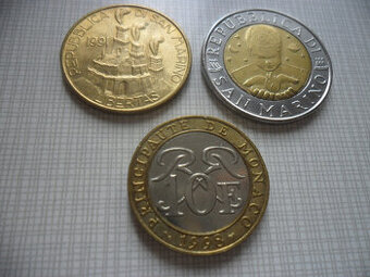 3 x mince z dvoch miništátov