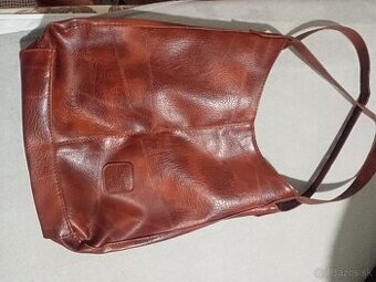 Dámska kabelka z pravej kože,hneda