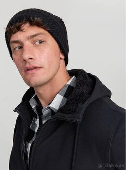 Mikina pánska s kapucňou, zateplená XL