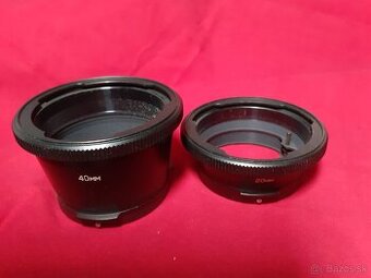 Medzikružky Pentacon Six 20mm a 40mm