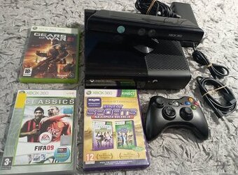 XBOX 360 E 250GB HDD aj s kinectom