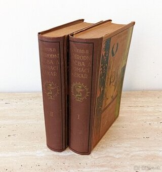 Staré lékařské knihy "Přírodní léčba a domácí lékař", 1923