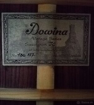 Predam el.ak. gitaru Dowina Sauvignon JC + kufor.Zn.cena.
