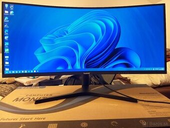 34" herný zakrivený ultraširokouhlý monitor UWQHD 3440x1440