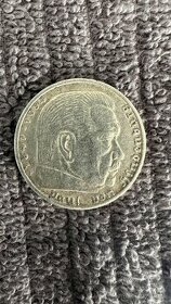 Stříbrná mince 5 Mark F 1935