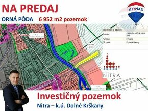 Predaj orná pôda ako investícia k.ú. Dolné Krškany - Nitra E