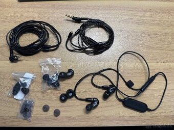 Shure SE 215 slúchadlá + bluetooth + púzdro + náhrada