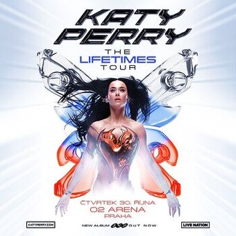 KATY PERRY V PRAHE - 2 ks TOP MIESTA NA SEDENIE