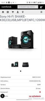 Sony hifi shake