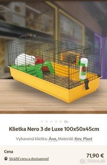 Predám klietku a box
