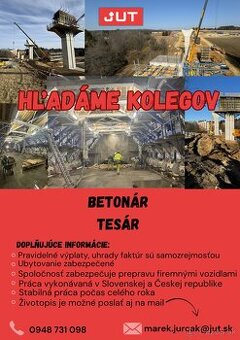 Betonár, tesár