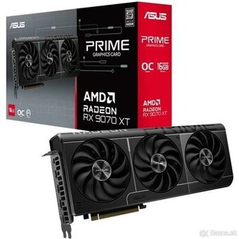 ASUS prime 9070 XT 16GB - záruka