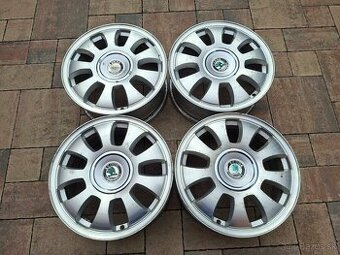 Orig. hliníkové disky Skoda R16, 5x100