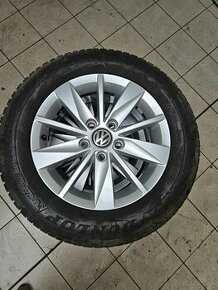 Hlinikove disky Volkswagen 15" + zimne pneu