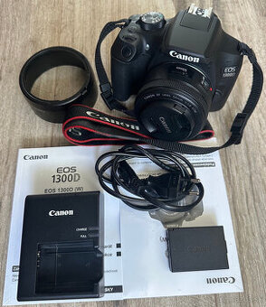 Canon EOS 1300D + Canon EF 50 mm f/1,8 STM