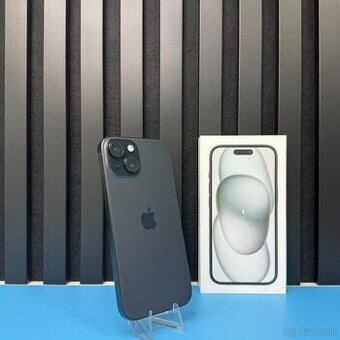 🔵Záruka 1 Rok | iPhone 15 128 GB Black