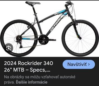 Rockrider ST 340,  kolesá 26"